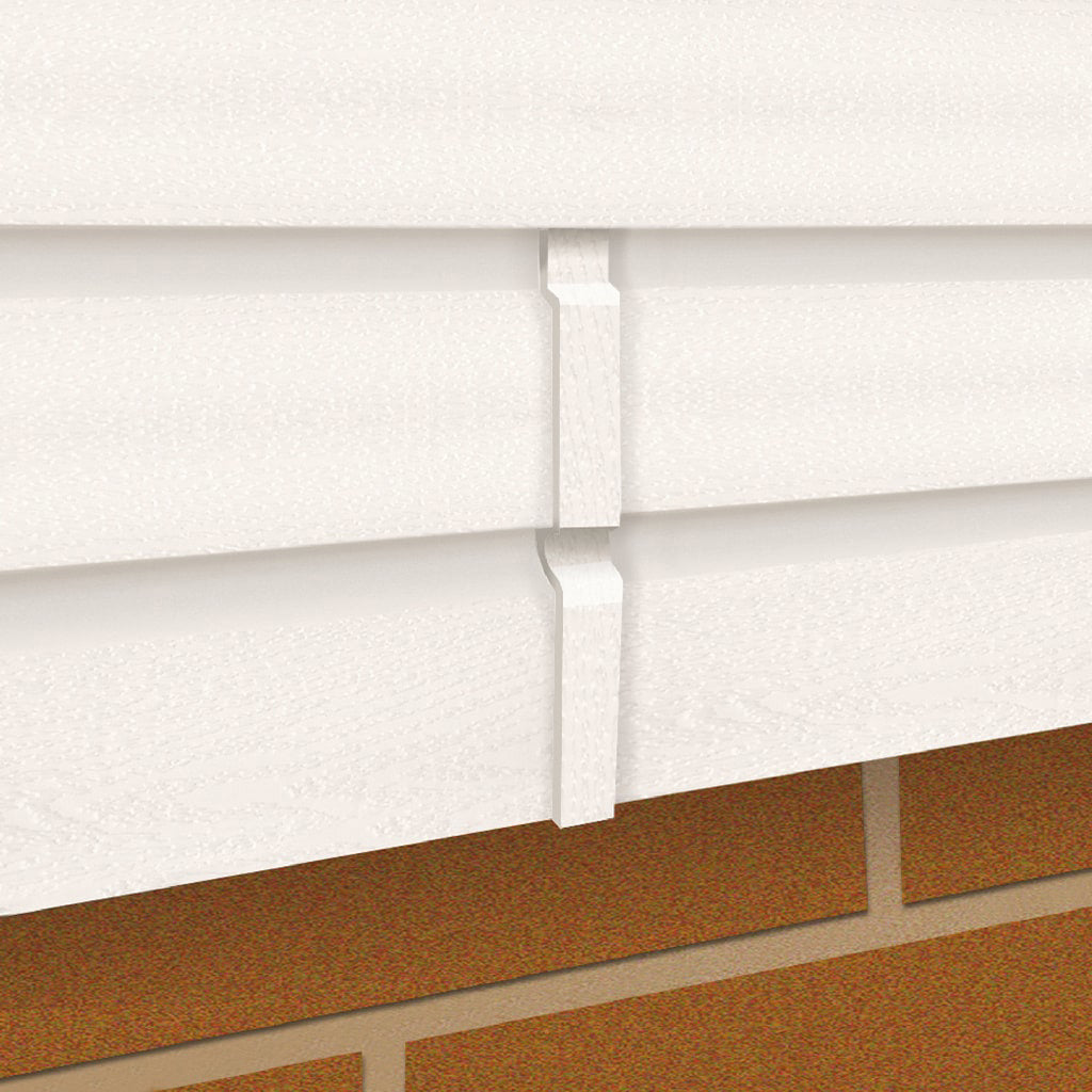 HDM stootvoegverbinding mat gebroken wit - 4 stuks - 333 mm