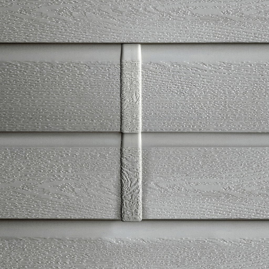 HDM stootvoegverbinding mat lichtgrijs - 4 stuks - 333 mm