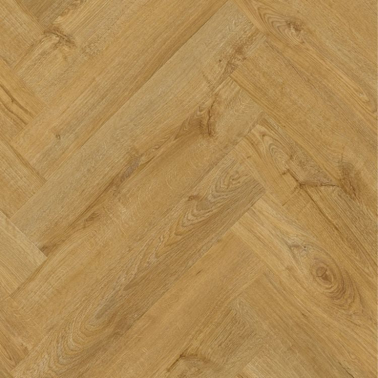 Topview van Quick Step Pristine Herfst Eik Naturel vloer in Naturel Eiken met visgraat-motief