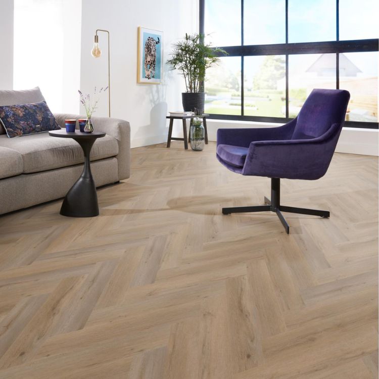 Ambiant Spigato Vivero Visgraat Dryback Natural Oak