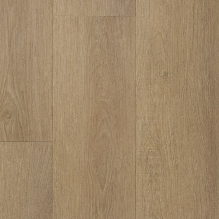 Topview van TFD Easy 4 vloer in bruin eiken met rechte strook motief.