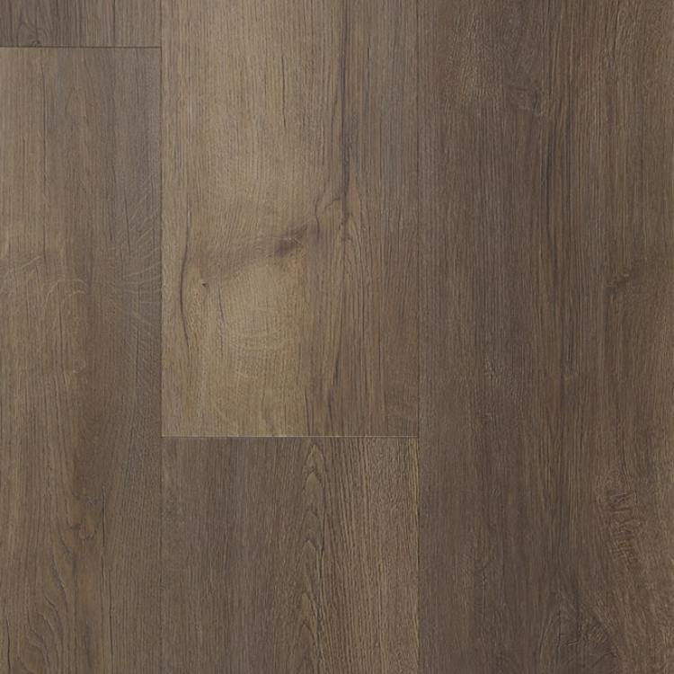 Topview van TFD Firm 4 vloer in bruin met rechte strook motief.