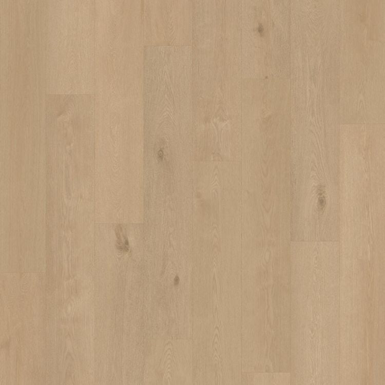 Topview van Tarkett ID Inspiration 55 Chatillon Oak Ginger vloer in chatillon oak ginger met rechte strook-motief