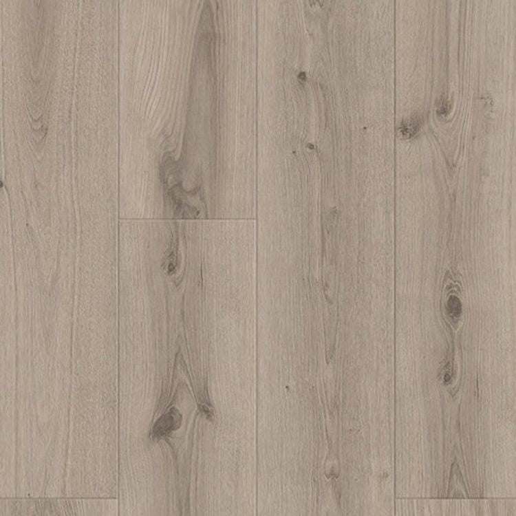 Topview van Tarkett ID Inspiration 55 Delicate Oak Clay vloer in delicate oak clay met rechte strook-motief