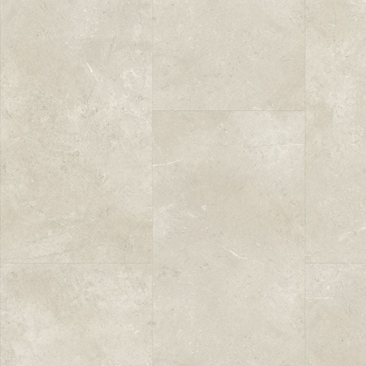 Topview van Moduleo Roots Triana 46210 vloer in licht grijs met rechte strook-motief