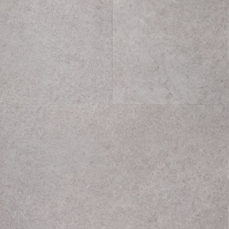 Topview van de TFD Pro Sharon vloer in lichtgrijs met een tegel patroon.