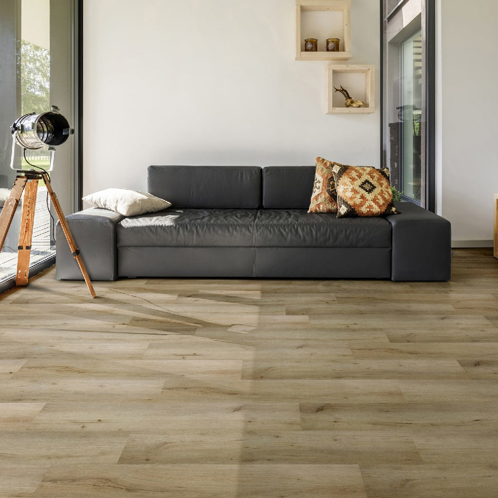 Aqua-Step SPC Vinyluxe Cambridge - vloer - lichtbruin - 1220x228x4 mm