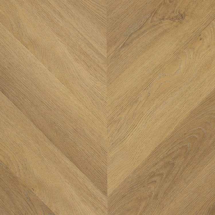 Topview van TFD Hungarian Point 1618 vloer in naturel eiken met Hongaarse puntmotief