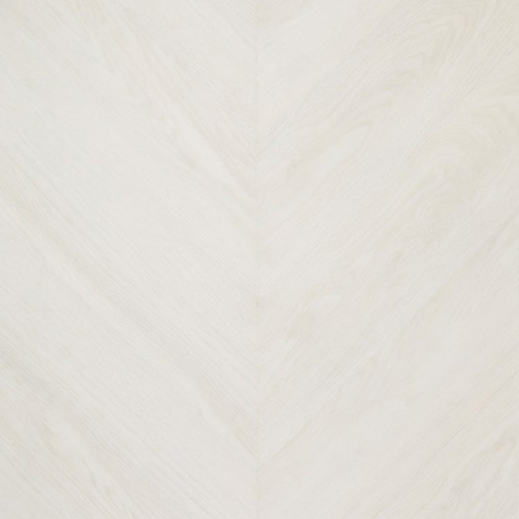 Topview van TFD Hungarian Point 1638 vloer in wit eiken met Hongaarse puntmotief