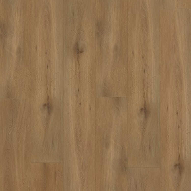 Topview van Gelasta Callisto Rigid Click Natural Oak Dark vloer in eiken donker met rechtestrook-motief