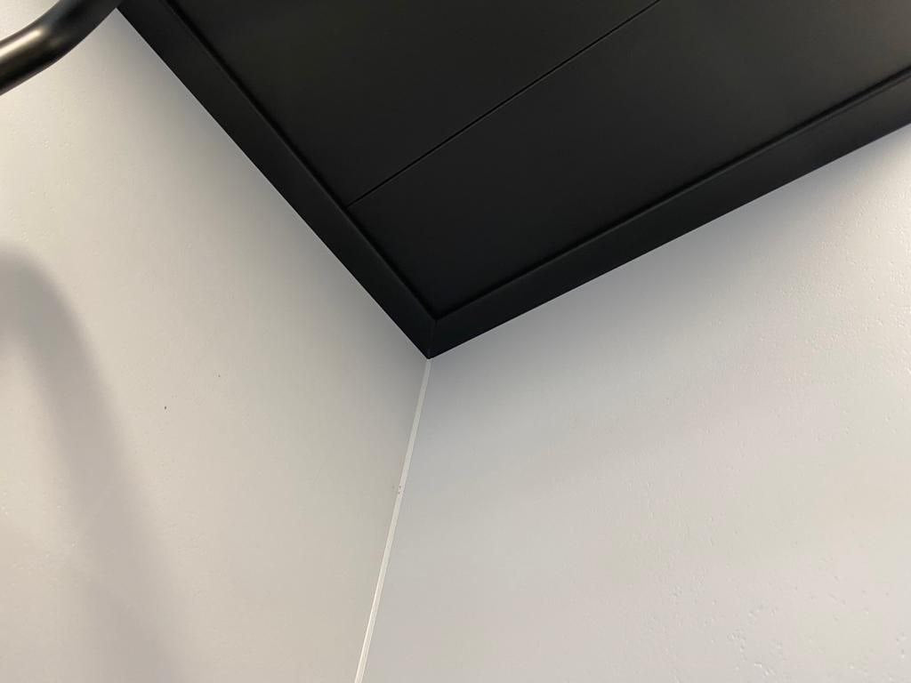 HDM Avanti Pro 12 Matt Black - Wand en Plafond - 1290X290X12 MM