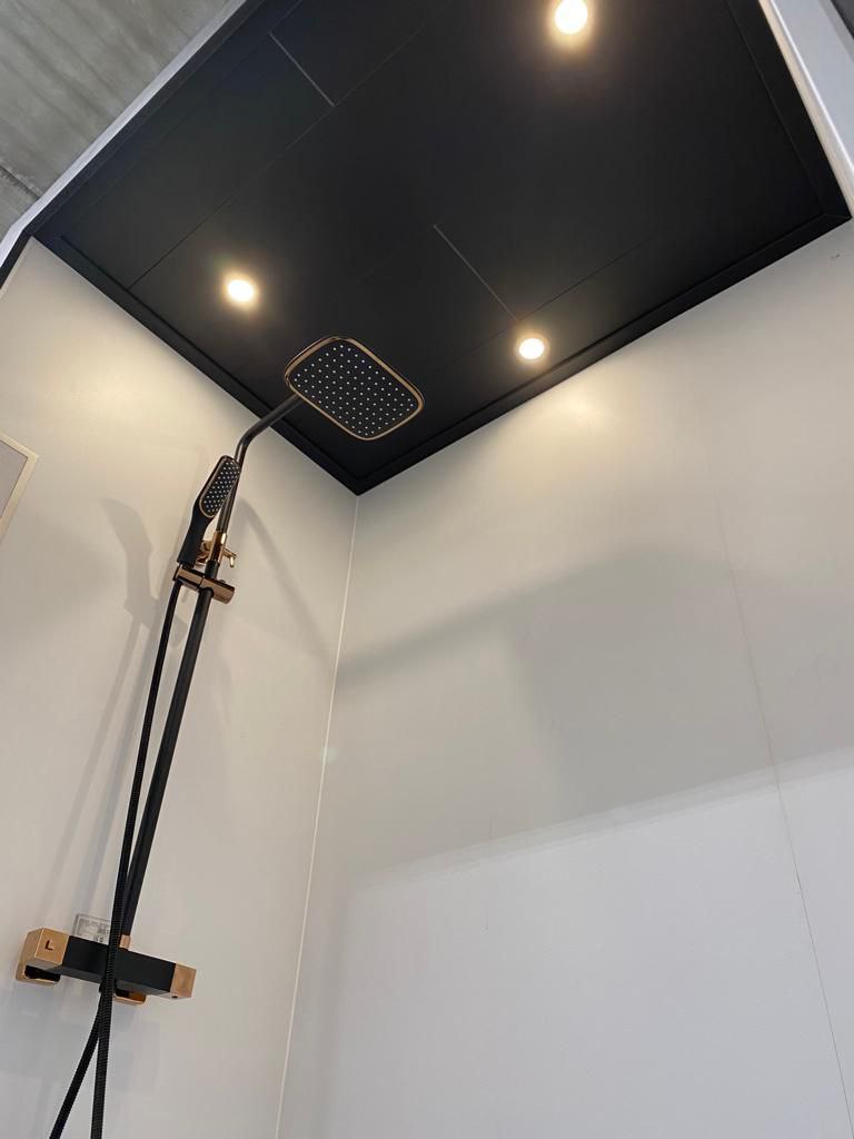 HDM Avanti Pro 12 Matt Black - Wand en Plafond - 1290X290X12 MM