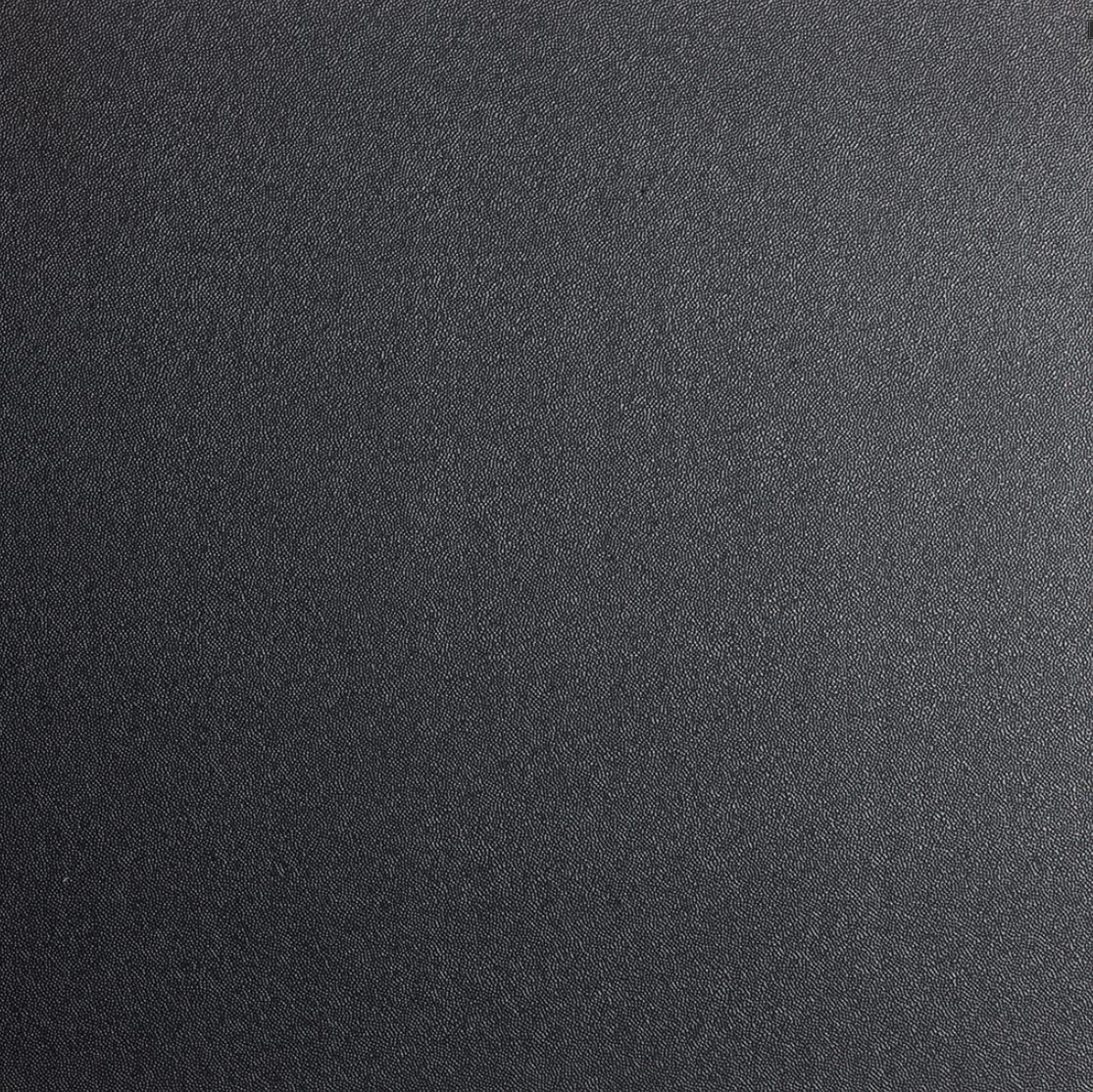 Stootbord PVC - Zwart 9005 steenstructuur - 18 stuks