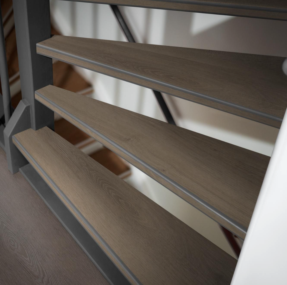 Traptreden set PVC - Avanto smoky