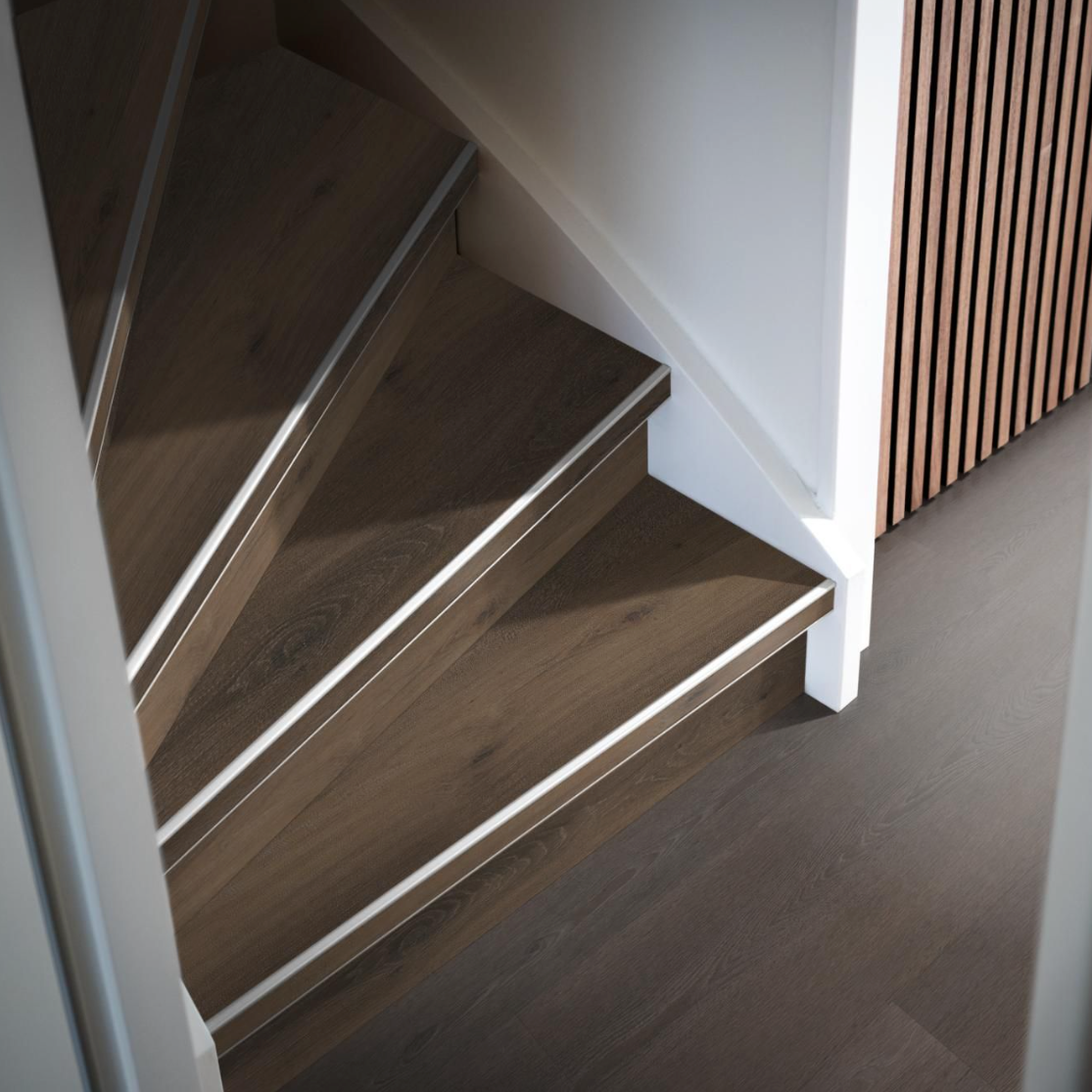 Traptreden set PVC - Avanto warm brown