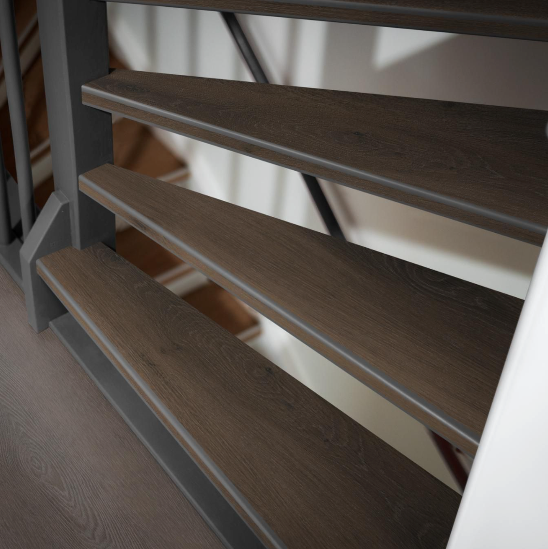 Traptreden set PVC - Avanto warm brown