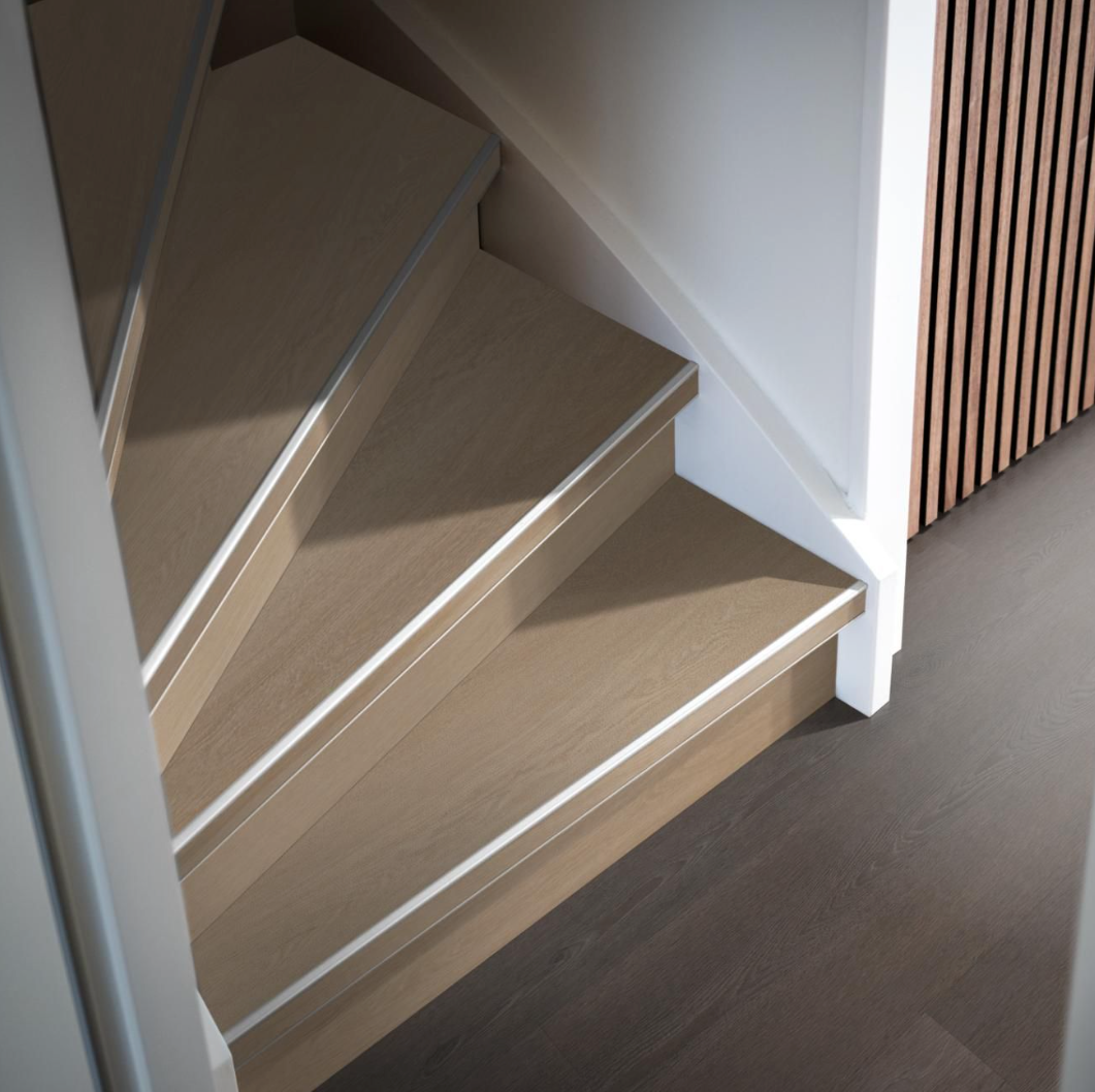 Traptreden set PVC - Estino natural oak