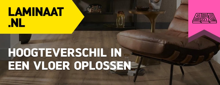 hoogteverschil in vloer oplossen