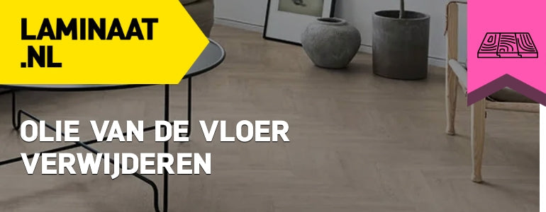 olie van de vloer verwijderen