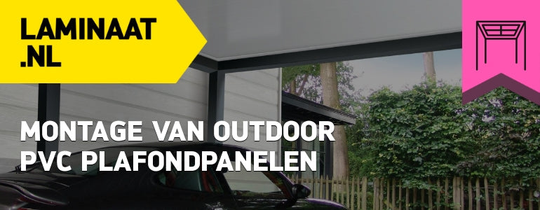 Montage van outdoor PVC plafondpanelen