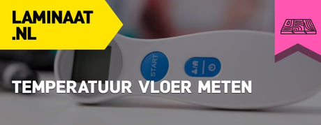 Hoe kun je de temperatuur van een vloer meten?