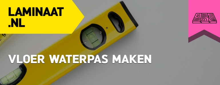 vloer waterpas maken
