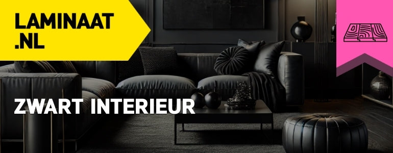 zwart interieur woonkamer