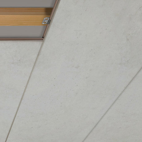 A4 Staal - HDM Avanti exlusive beton - wand en plafond - wit - 2600x250x10 mm