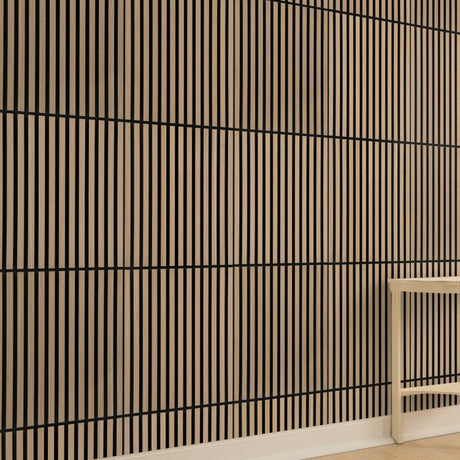 Silentlines lattenwand tegel Licht Eiken