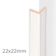 HDM Kniklijst Wit 9010 - lijstwerk - 260 cm