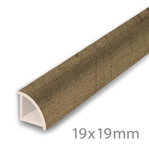 HDM PVC Kwartrond Havana Oak - PVC - lijstwerk - 2350 mm