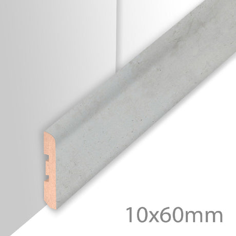 HDM Plint Beton Licht - lijstwerk - 260 cm