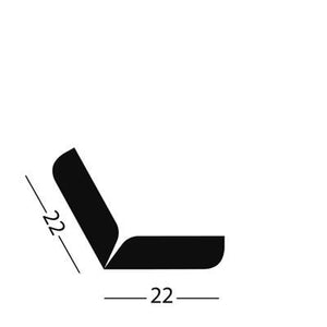 HDM Kniklijst Candela Wit - lijstwerk - 260 cm