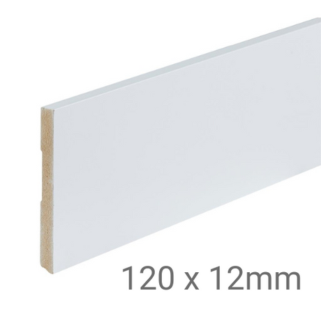 GOAT plint - Gelakt wit 9010 XL - lijstwerk - 240 cm