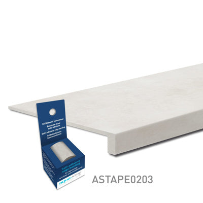 Aqua-Step SPC zelfklevend kantenband dover - 260 cm