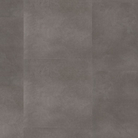 Topview van Ambiant Baroso dryback Grey vloer in grijs met tegel motief.