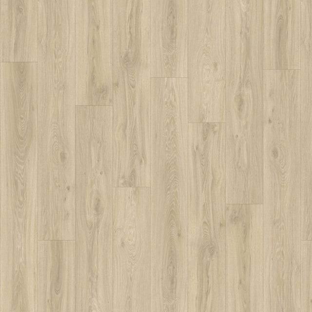 Topview van Moduleo Roots Blackjack Oak 22215 vloer in beige met rechte strook-motief