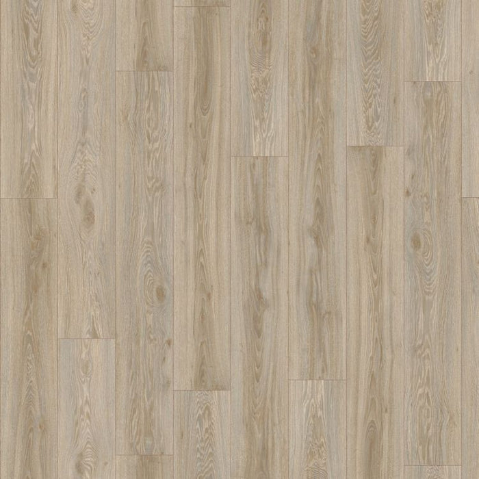 Topview van Moduleo Roots Blackjack Oak 22246 vloer in beige eiken met rechte strook-motief