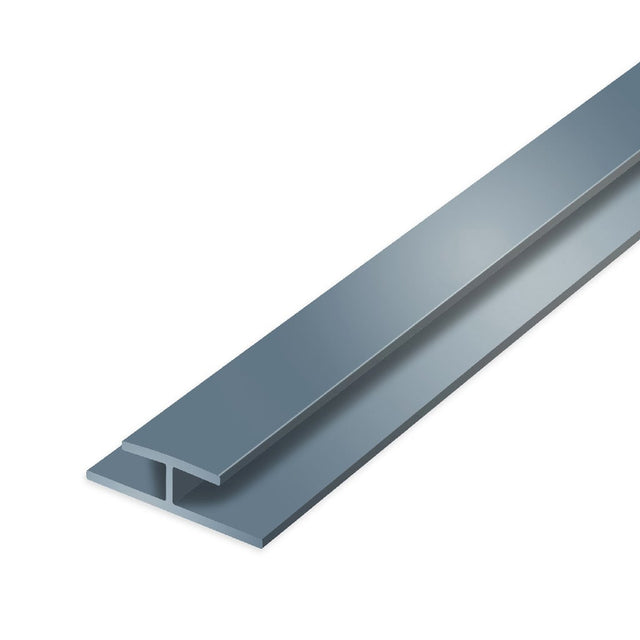 Aqua-Step H-verbindingsprofiel Aluminium - grijs - 260 cm