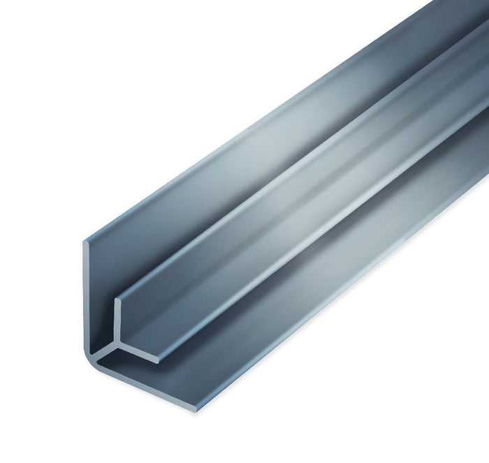 Aqua-Step binnenhoek aluminium 2600 mm - profiel 18x4x7x1 mm