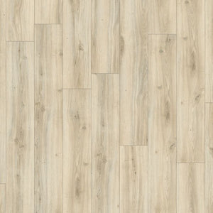 Topview van Moduleo Roots Classic Oak 24228 vloer in beige eiken met rechte strook-motief