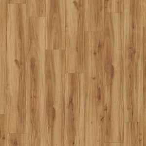 Topview van Moduleo Roots Classic Oak 24235 vloer in bruin eiken met rechte  strook-motief