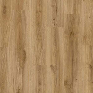 Topview van Moduleo Roots Classic Oak 24837 vloer in naturel eiken met rechte strook-motief