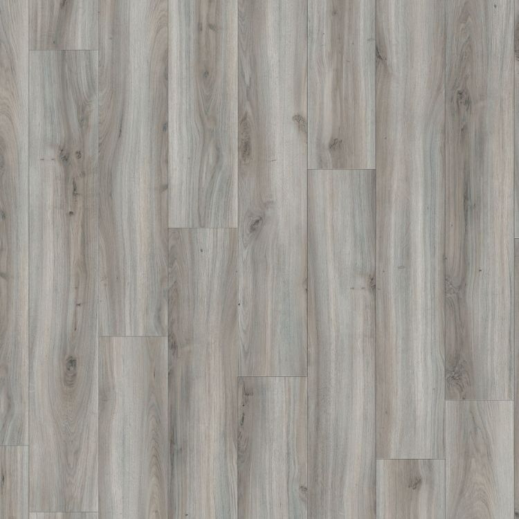 Topview van Moduleo Roots Classic Oak 24932 vloer in grijs eiken met rechte strook-motief