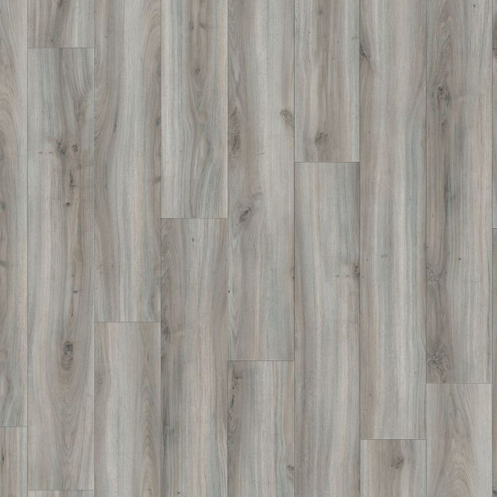 Topview van Moduleo Roots Classic Oak 24932 vloer in grijs eiken met rechte strook-motief