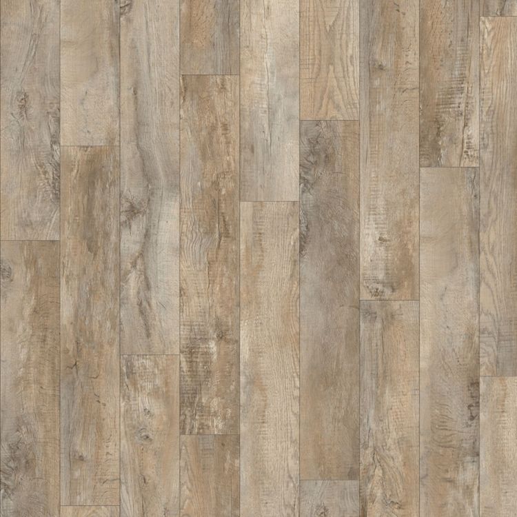 Topview van Moduleo Roots Country Oak 24918 vloer in naturel eiken met rechte strook-motief
