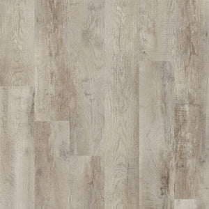 Topview van moduleo roots country oak 54925 vloer in grijs eiken met rechte strook-motief