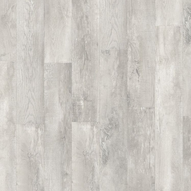 Topview van moduleo roots country oak 54932 vloer in licht grijs eiken met rechte strook-motief