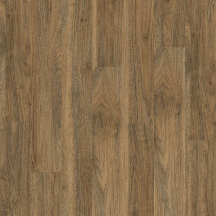 Topview van moduleo roots english walnut vloer in warm eiken met rechte strook-motief