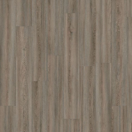 Topview van moduleo roots ethnic wenge 28282 vloer in grijs eiken met rechte strook-motief